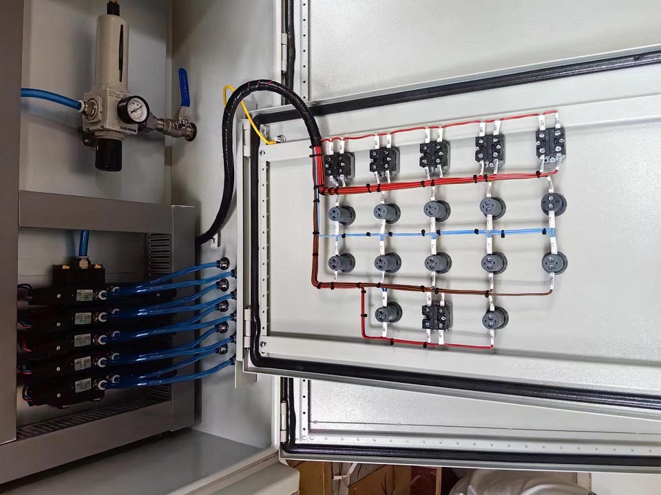環(huán)保行業(yè)用電磁閥箱電氣控制系統(tǒng)